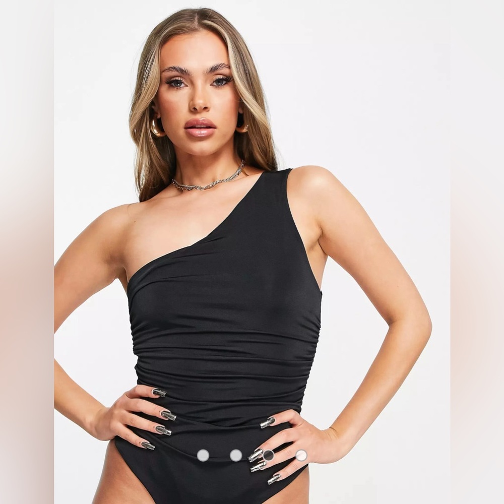 NWT Missguided Seamless One Shoulder Bodysuit
